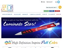 Tablet Screenshot of adgpromo.com